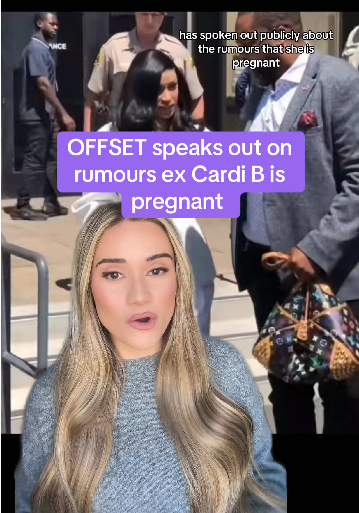 OFFSET speaks out on rumours ex Cardi B is pregnant #cardib #offset #music #celebrity #celebritynews 