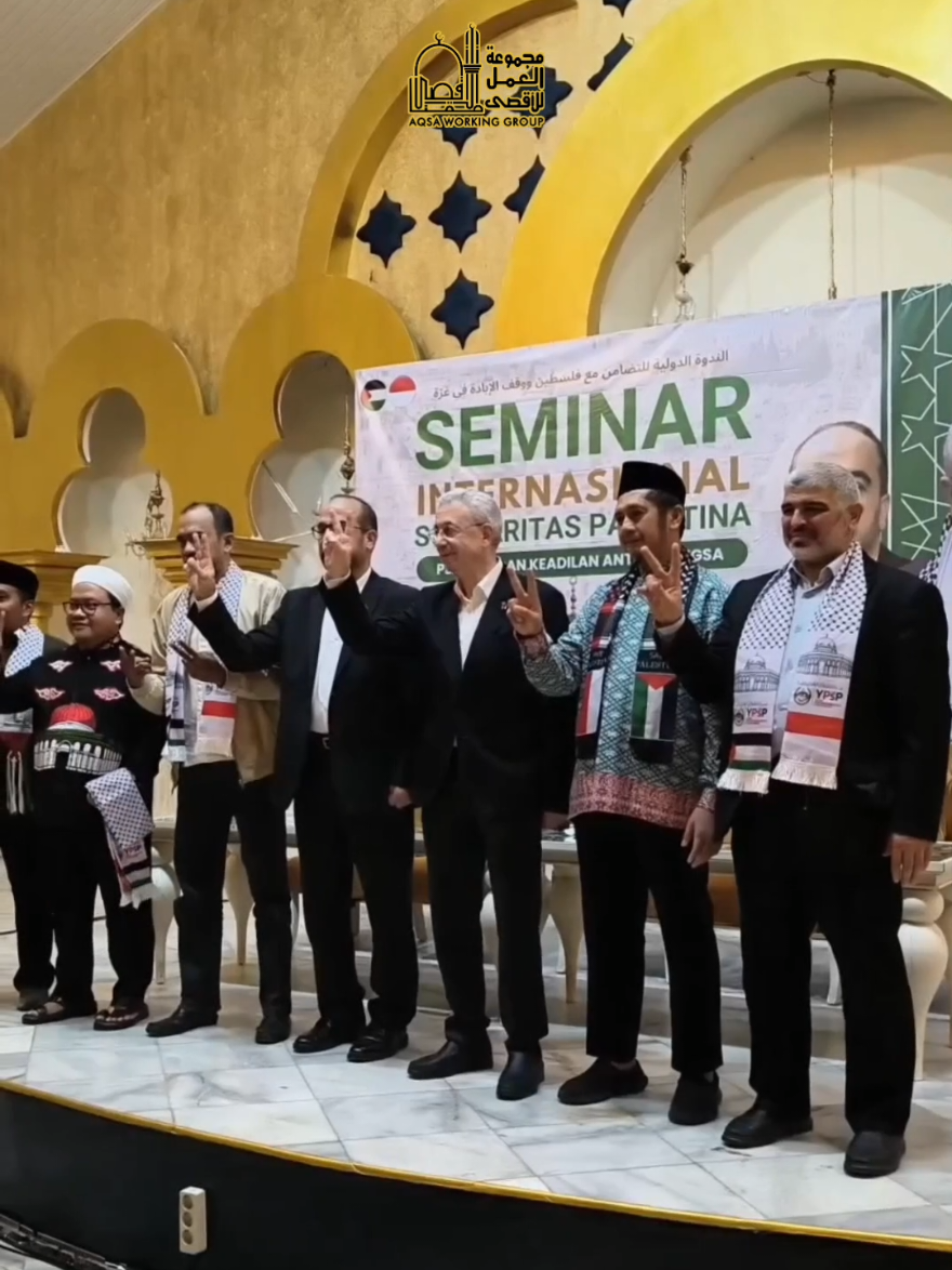 Tim Aqsa Working Group (AWG) hadir dalam seminar internasional solidaritas Palestina 