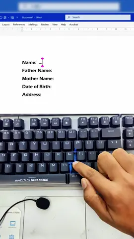 Dont type dots one by one for making line#exceltips #excel #productivity #excelhacks 