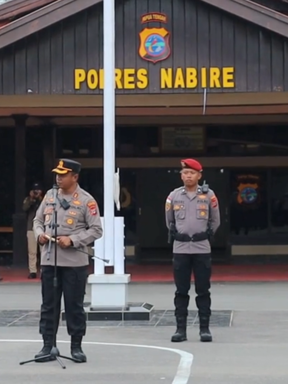 Apel Kesiapan Pengamanan Harkamtibmas Polres Nabire. (31/08/2025)