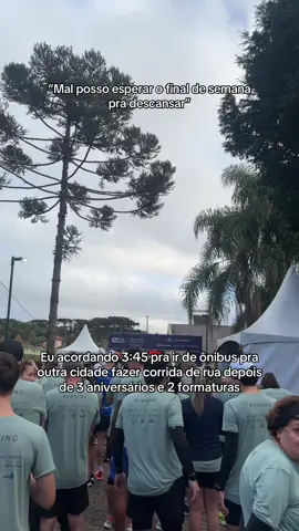 achei que ia de arrasta correndo com 2 horas de sono em jejum 