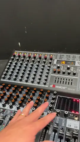 Mixer dbvoice mcx 8 original aux 5 #dbvoice #mcx8 #mixeraudio #soundsystem #mixermurah 