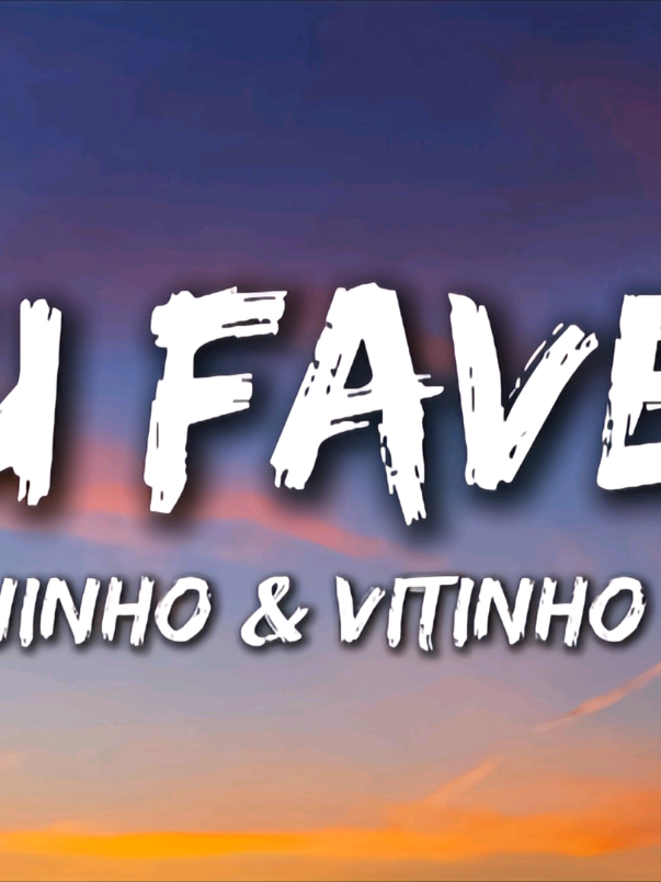 MC Bruninho & Vitinho Ferrari - Sou Favela (Lyrics) #mcbruninho #soufavela #music #lyrics 