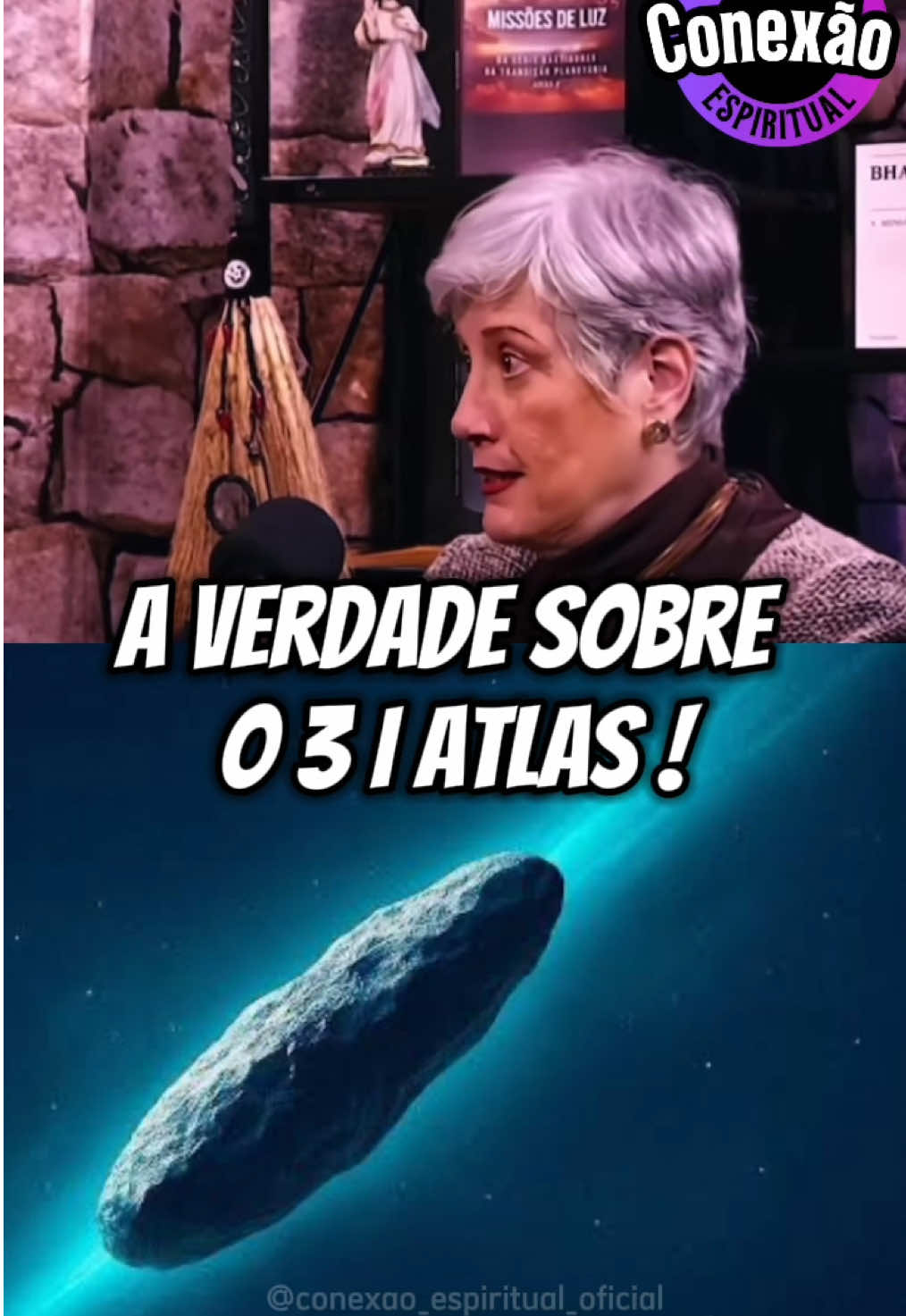 A verdade sobre o 3I Atlas . Confira !  Créditos : Na fogueira com elas Podcast e Louise Castanhedo  #espiritualidade #espiritismo #3iatlas #extraterrestres #podcast