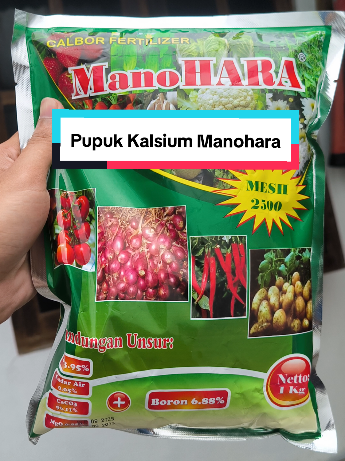 Pupuk Manohara Kalsium Tanaman 1 Kg #pupuk #kalsium #manohara #pertanian #tanaman 