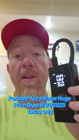 Stay prepared anywhere with this Cordless Portable Tire Inflator. Perfect for drivers, cyclists, and anyone who wants peace of mind on the road, it quickly inflates car tires, bike tires, balls, and more without the hassle of cords. Compact and rechargeable, it’s easy to keep in your vehicle or backpack for emergencies, travel, or daily use. #tiktokshoplabordaysale  #tireinflator #carmusthaves #roadtripessentials #portabletools