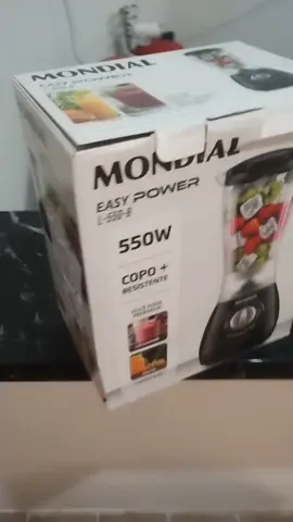 Liquidificador Mundial Easy Power L-550-w Preto - 2 Velocidades 550W #liquidificador #liquidificadormundial 