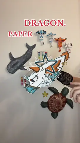 Joining this trend😻🌹 #paperdragons #fyp #DIY 