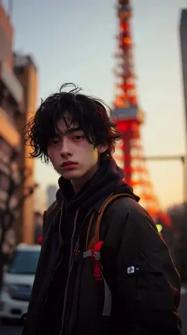 🇯🇵🗼🥰 #tokyo #tokyotower #cuteguy #prettyboy #fyp 