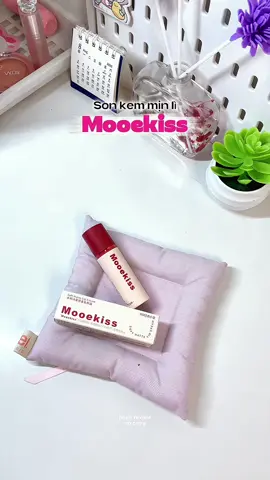 Son mịn lì, lên màu chuẩn lắm nè! #unboxing #sonmooekiss #sonkemli #mooekiss #muataitiktok 