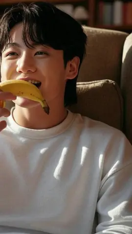 Jungkook do BTS, J-Hope do BTS e Dahyun do Twice e a banana. #kpop #bts #twice #jungkoook #jhope 