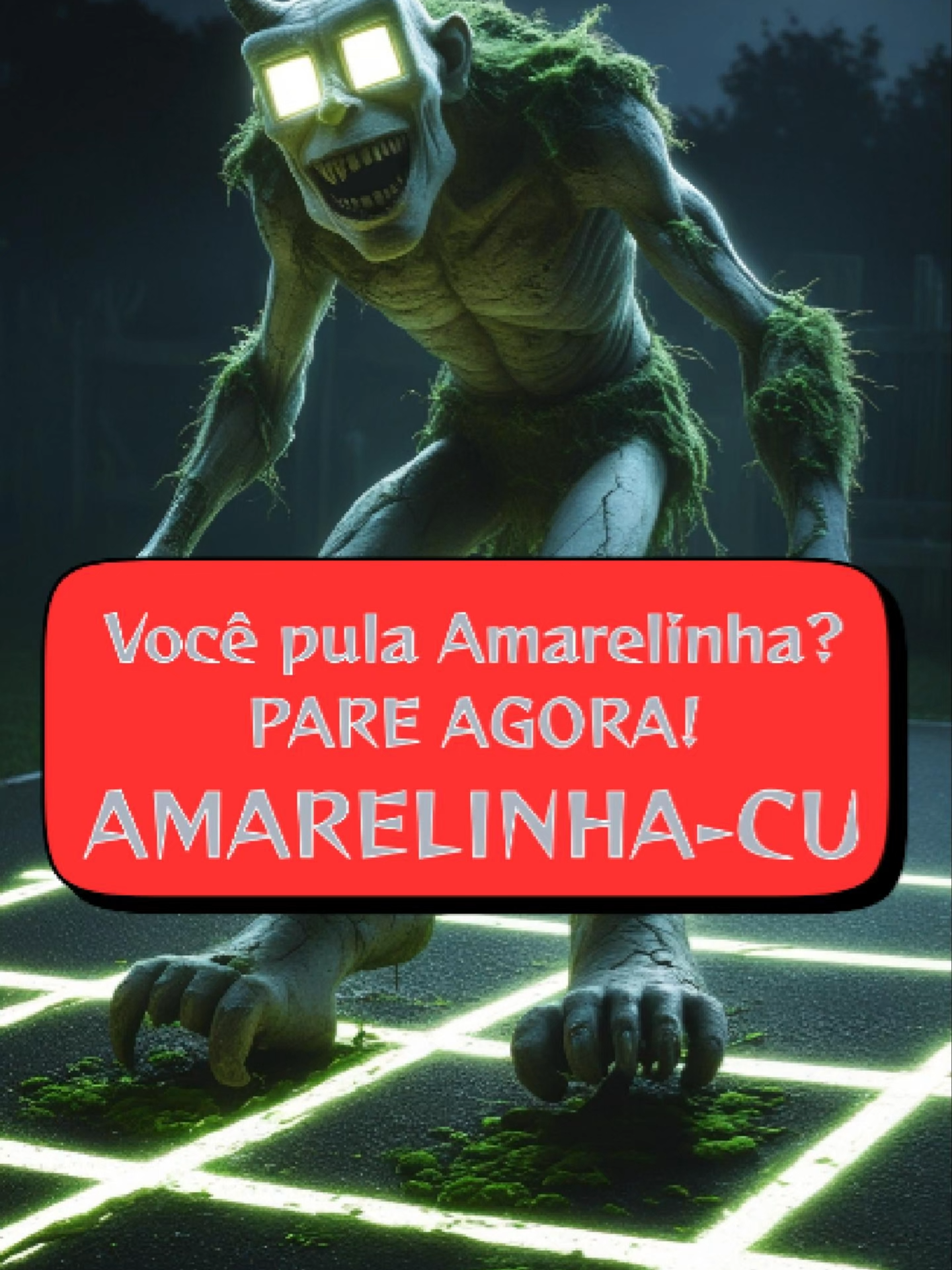 Você gosta de pular AMARELINHA? PARE AGORA! Ou o AMARELINHA-CU vai aparece e te faz errar a pedrinha… e quando você abaixa pra pegar, já sabe quem pula em cima primeiro! #pravoce #videoviral #VideoEngraçado #viralditiktok #BrasilHumor #lendasdeterror #comedia #contodeterror #risada #ConteúdoOriginal #fyp #cômico #lendas #sombrio #historia #explorar #diversao #lendasscu #amarelinha
