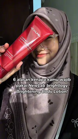 Beneran bisa mencerahkan kulit loh. Secinta ini sama produk newlab ❤️❤️ #newlab #newlabbrightlogy #newlabbodylotion #rekomendasibodylotion #lotionpencerah 