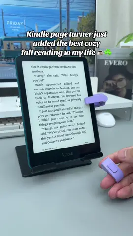 New Level kindle page turner for cozy comfortable reading and it fits any bulky kindle cases✨📚!!  #BookTok #reading #kindleaccessories #TikTokShopLaborDaySale #FallFreshness 