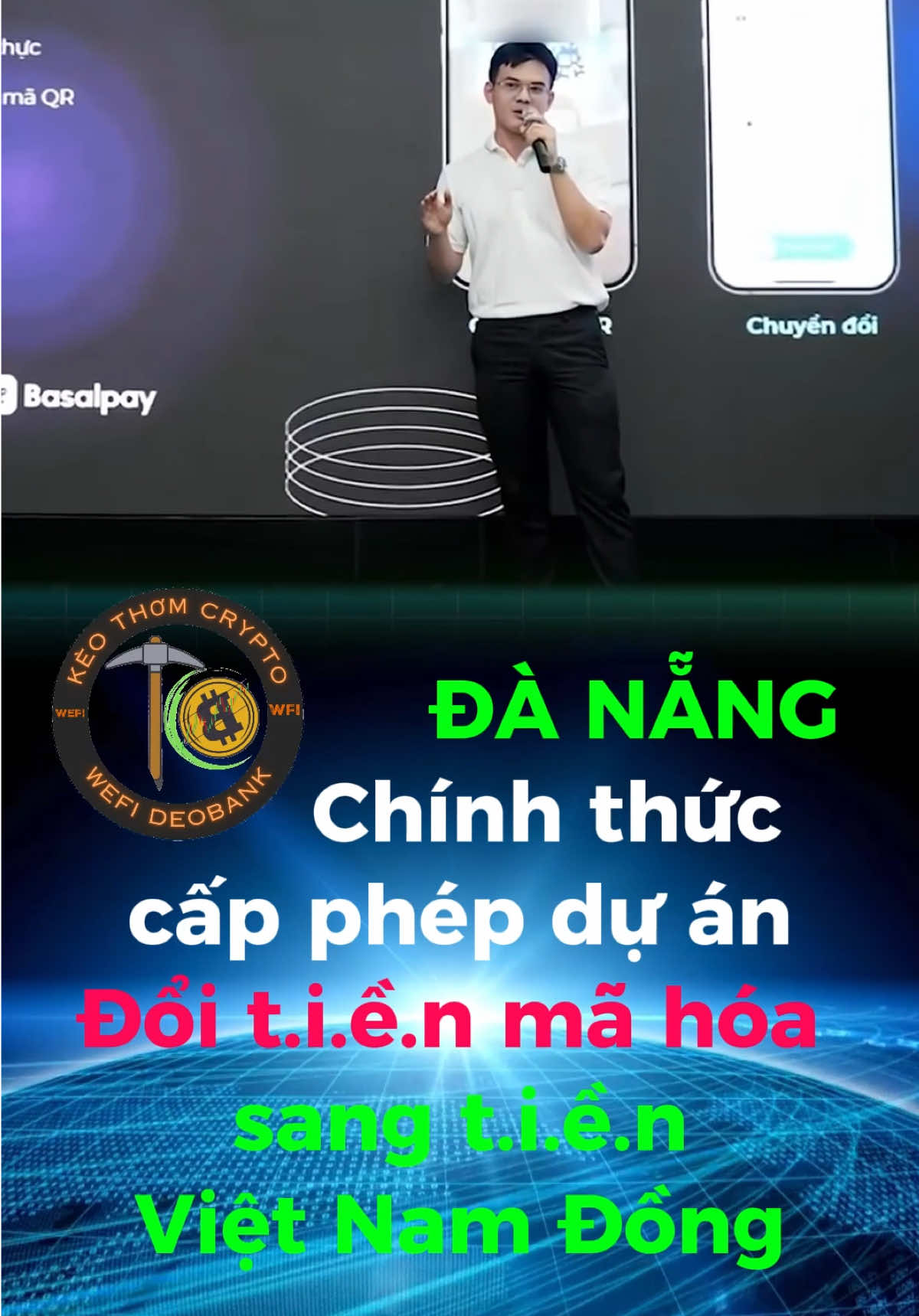 Đà Nẵng chính thứ được cấp phép dự án đổi t.i.ề.n mã hoá sang VNĐ #payn #fmc #paynetcoin #heliwin #heli 