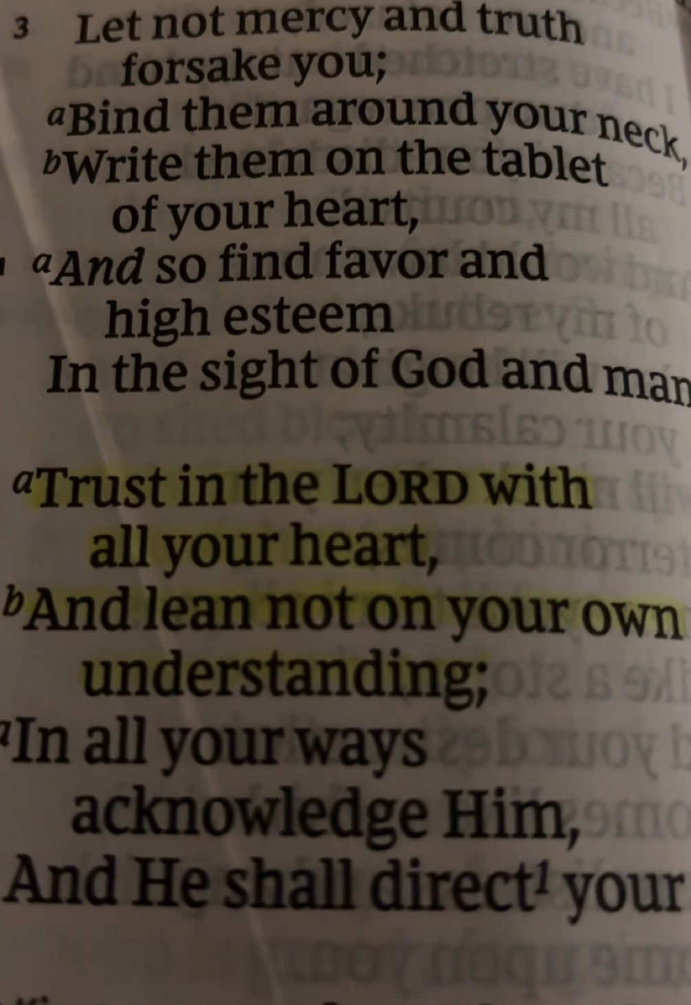 Proverbs 3:5. It means: 	•	Put your full trust in God, not just part of it. 	•	Don’t try to figure everything out on your own or rely only on your own reasoning. 	•	God’s wisdom is greater than ours, so depending on Him brings direction, peace, and security. #God #Jesus #Bible #Christian #bibleverse 