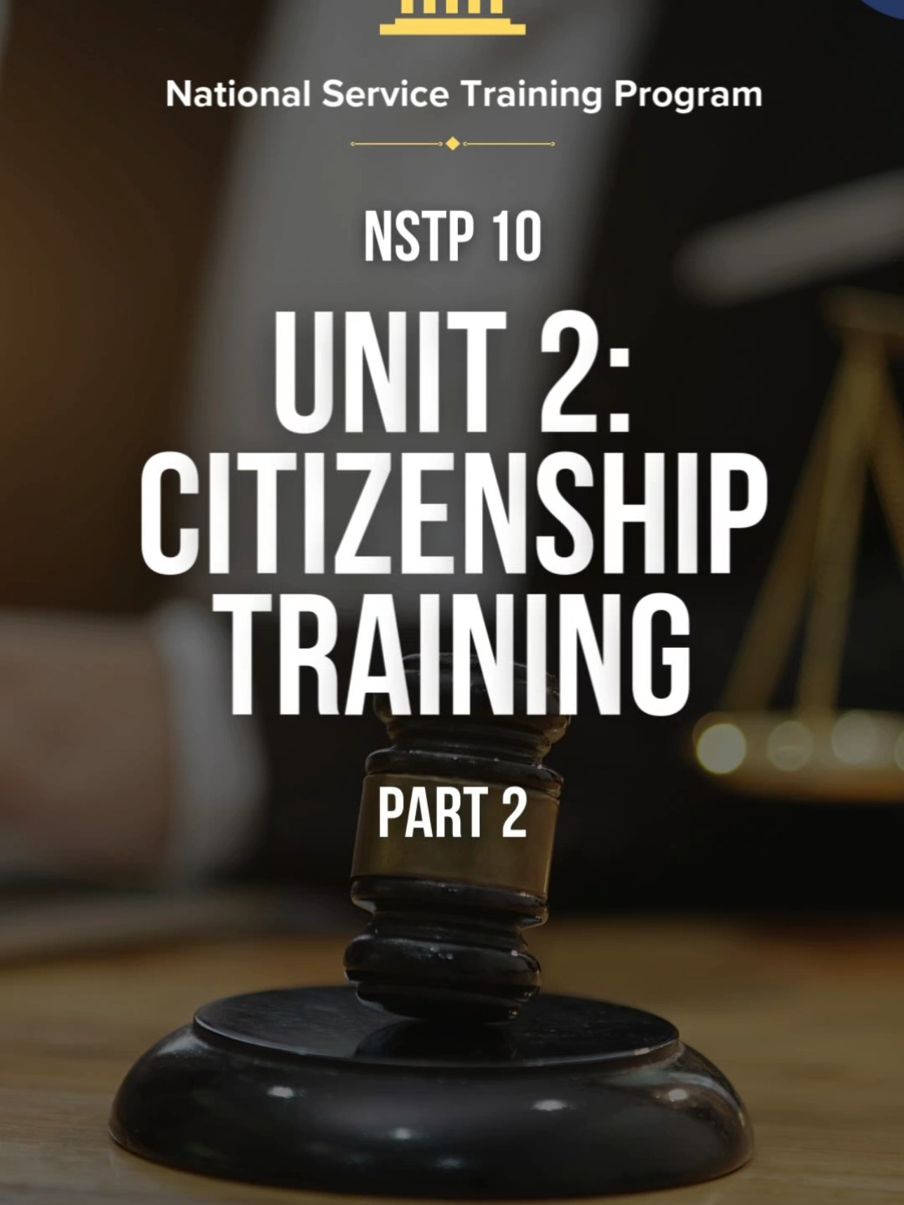 NSTP 10: PART 2 UNIT 2: Citizenship Training  #NSTP #tiktok #fyp #foryou #foryoupage 