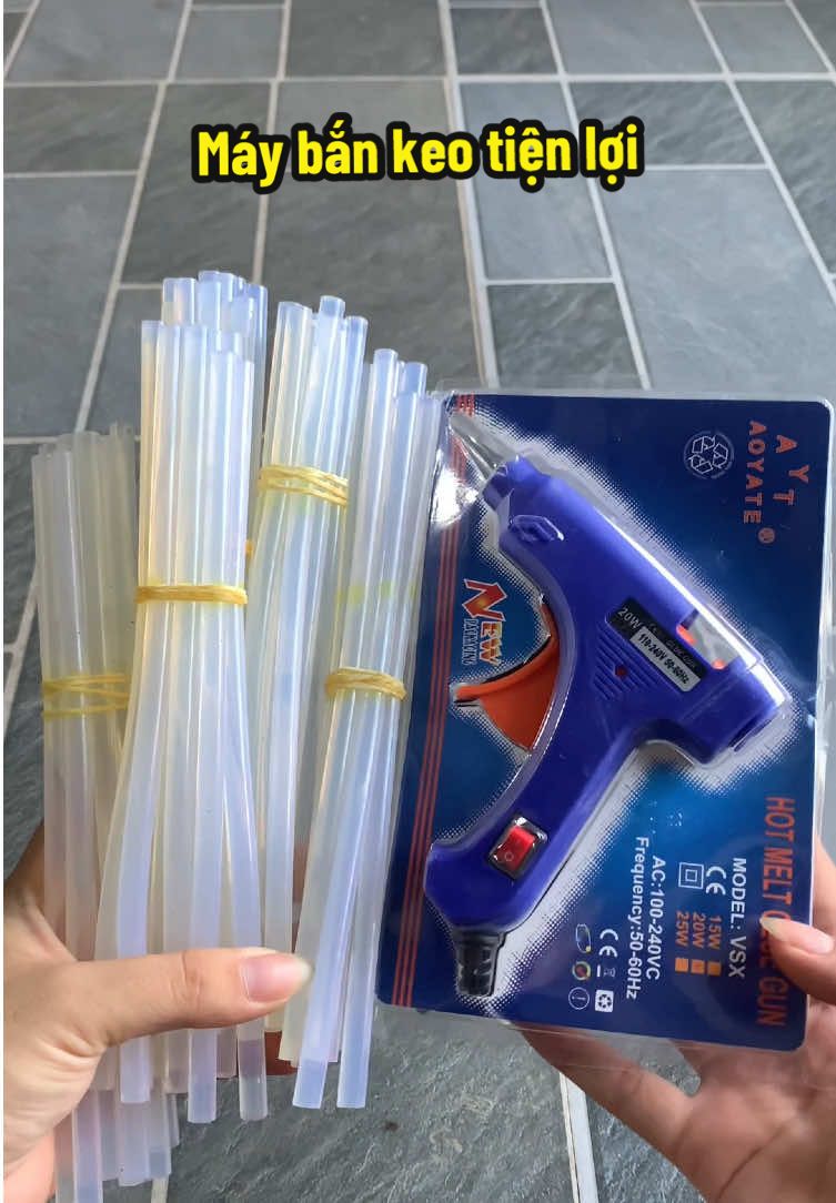 Máy bắn keo kèm 10 keo nến tiện lợi #maybankeo #maybankeo20w #xh #maybankeokem10keonen  @Diệu Ý Nè 🎀 