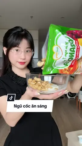 Ăn sáng như này vừa nhẹ bụng và còn tốt nữa #hoaihayho #reviewdogiadung #granola #ngucocansang #granolagiotnang 