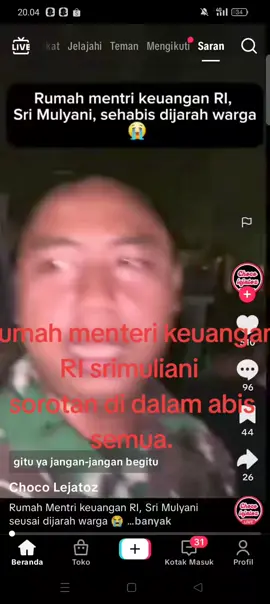 perampasan aset benar di bayar tunai.