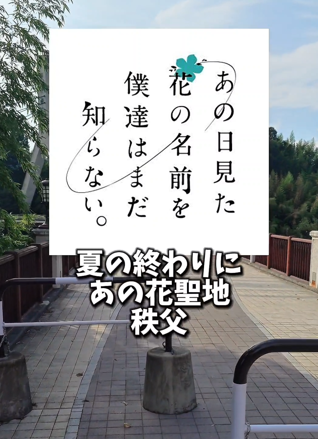 聖地巡礼 あの花/