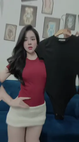 [Mẩu Mới ] Áo Bodysuit Cổ Tròn Tay ngắn chất thun tăm lạnh thời trang mới#aobodysuit #aothunnu #aothun #thoitrangnu #vairal 