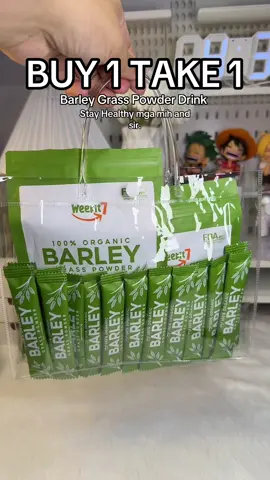 🌿✨ BUY 1 TAKE 1 ALERT! ✨🌿 Get Weekit7 Barley Grass Powder para sa natural daily boost! 💚 ✔ Rich in vitamins & minerals ✔ Tulong sa digestion at detox ✔ Supports energy & immunity 💪 Sulit na, healthy pa—2 packs na for the price of 1! 🥤” #Weekit7 #BarleyGrass #Buy1Take1 #HealthyLifestyle #NaturalDetox   