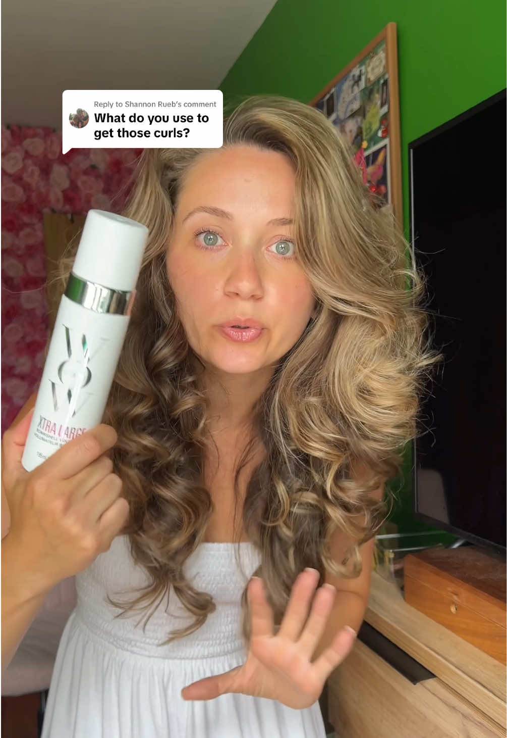 Replying to @Shannon Rueb I use the @Color Wow Hair xtra large volumizer and then hot rollers! Truly insane results ♥️ #colorwow #colorwowvolumizer #xtralargevolumizer #hairvolume #bighairdontcare 