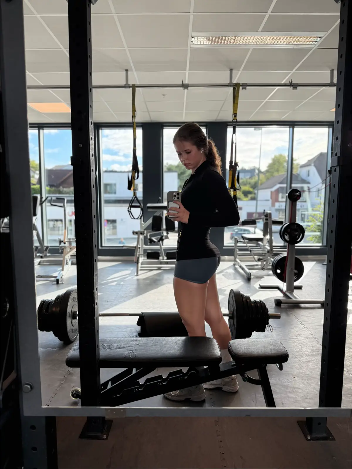 Eplejuice på trening>> #fyp #foryoupage #gym #GymTok #gymgirl 