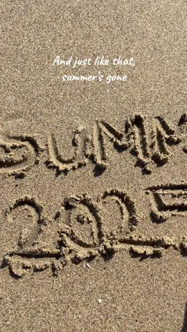 Summer 2025 came and went in the blink of an eye ☀️😢 #endofsummer  #summer2025🌴☀️ #summervibes☀️  #goodbyesummer  #byesummer 