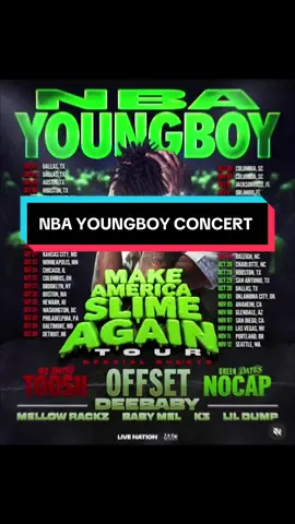 Which concert yall attending to? September 21 In Kansas City, MO #fyp #nbayb #youngboyneverbrokeagain #neverbrokeagain #masatour 