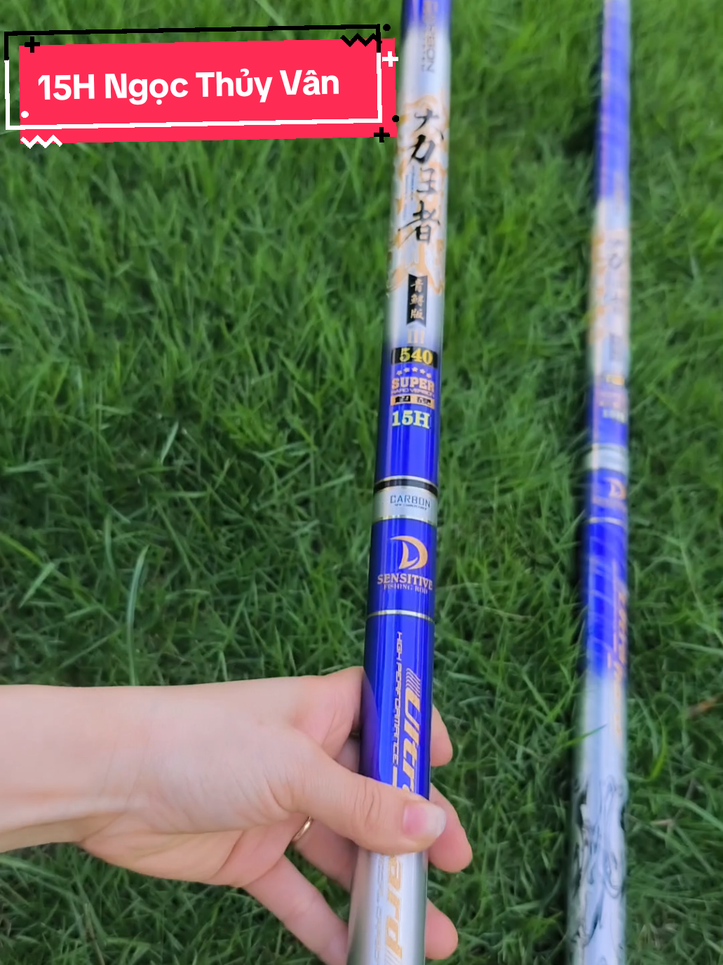 Cần 15H Ngọc Thủy Vân câu lục đầu cần siêu khoẻ bảo hành 2 lóng trong vòng 2 năm trừ lóng gốc ạ!!  #phuongthaofishing #fishing #cauluc #caulucmienbac 
