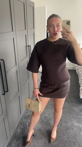 lil outfit check🤎 #fyp #asos #brown #autumnoutfits 