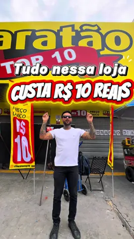 TUDO POR SÓ 10 REAIS 😱😱😱 Reinauguração do @barataotop10_gyn a loja onde tudo é apenas R$ 10 reais 😍 Sao 10 caixas para agilizar seu atendimento. Espaço amplo e confortável Variedade de produtos. 📍Endereço.: Av. Anhanguera, 3066 - Centro