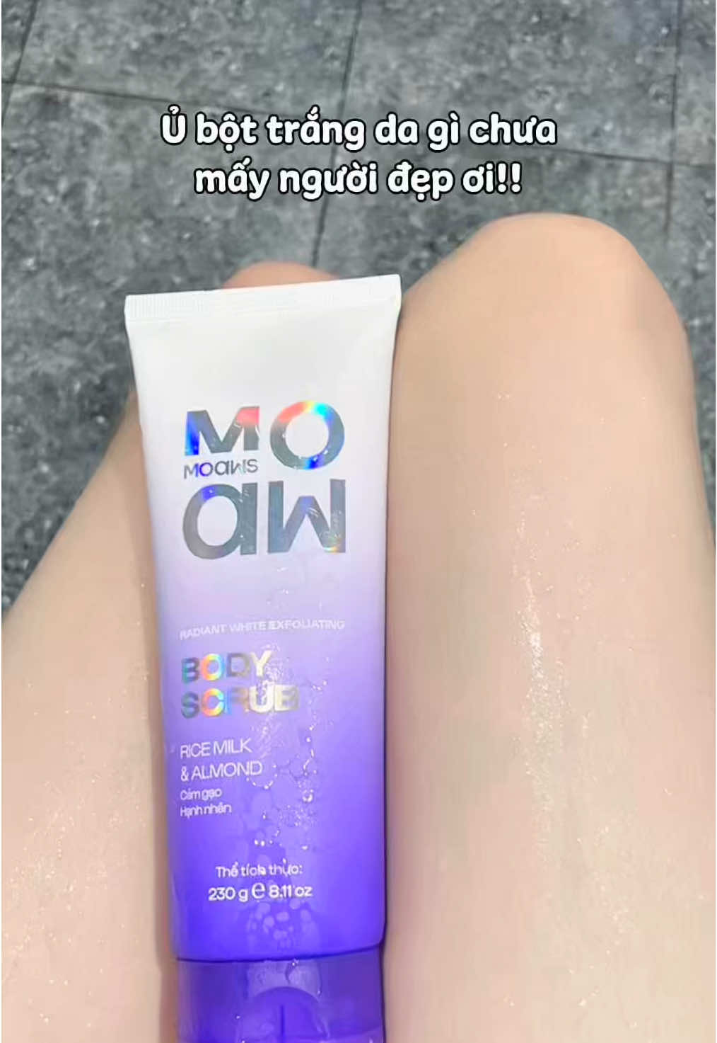 Một tuần ủ 3 lần thui là da sáng mịn thấy rõ lun á mấy bà #moawmoaws #scrubs #chamsocda #goclamdep #viral 