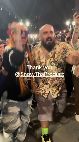 Thank you @Snow Tha Product you were amazing and a Superstar. Eres una chignona guerrera. #sanjosepride 