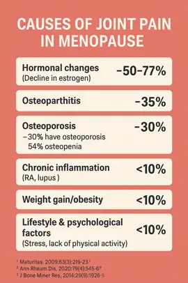Why Do Menopause Women Suffer Joint Pain? Top Causes Explained! #fyp #menopause #perimenopause #jointpain #hippain 