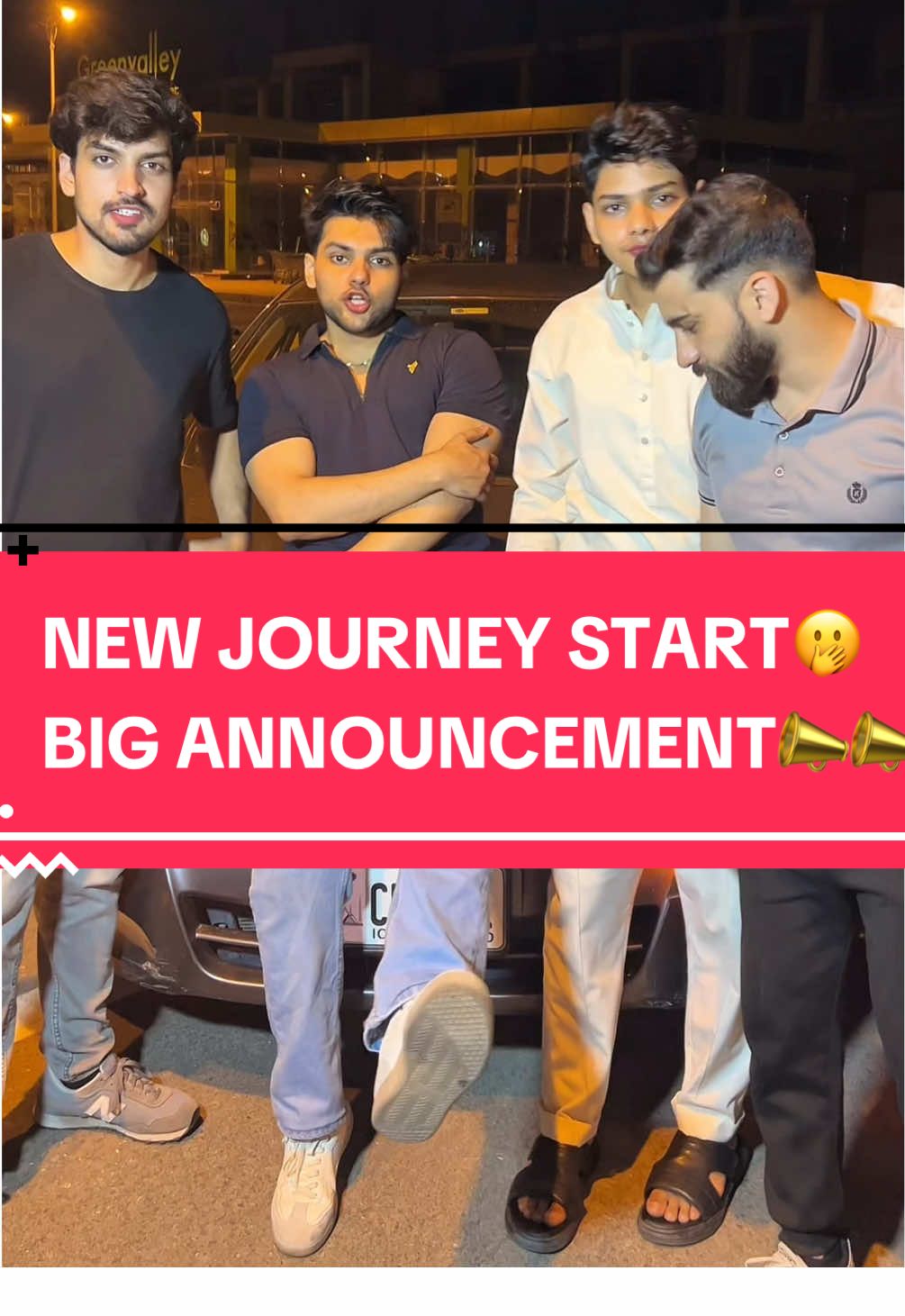 BIG ANNOUNCEMENT📣📣NEW JOURNEY START KRNAY KA TIME QAREEB AA HI GYA 😱😱❤️ Get Ready Badshah gang see you there😘 @Haider Nasir @Abdulrehman @abdullah._.shah0 @Ahtsham Khan  #rockpaperscissors #challenge #dance #funny #announcement 