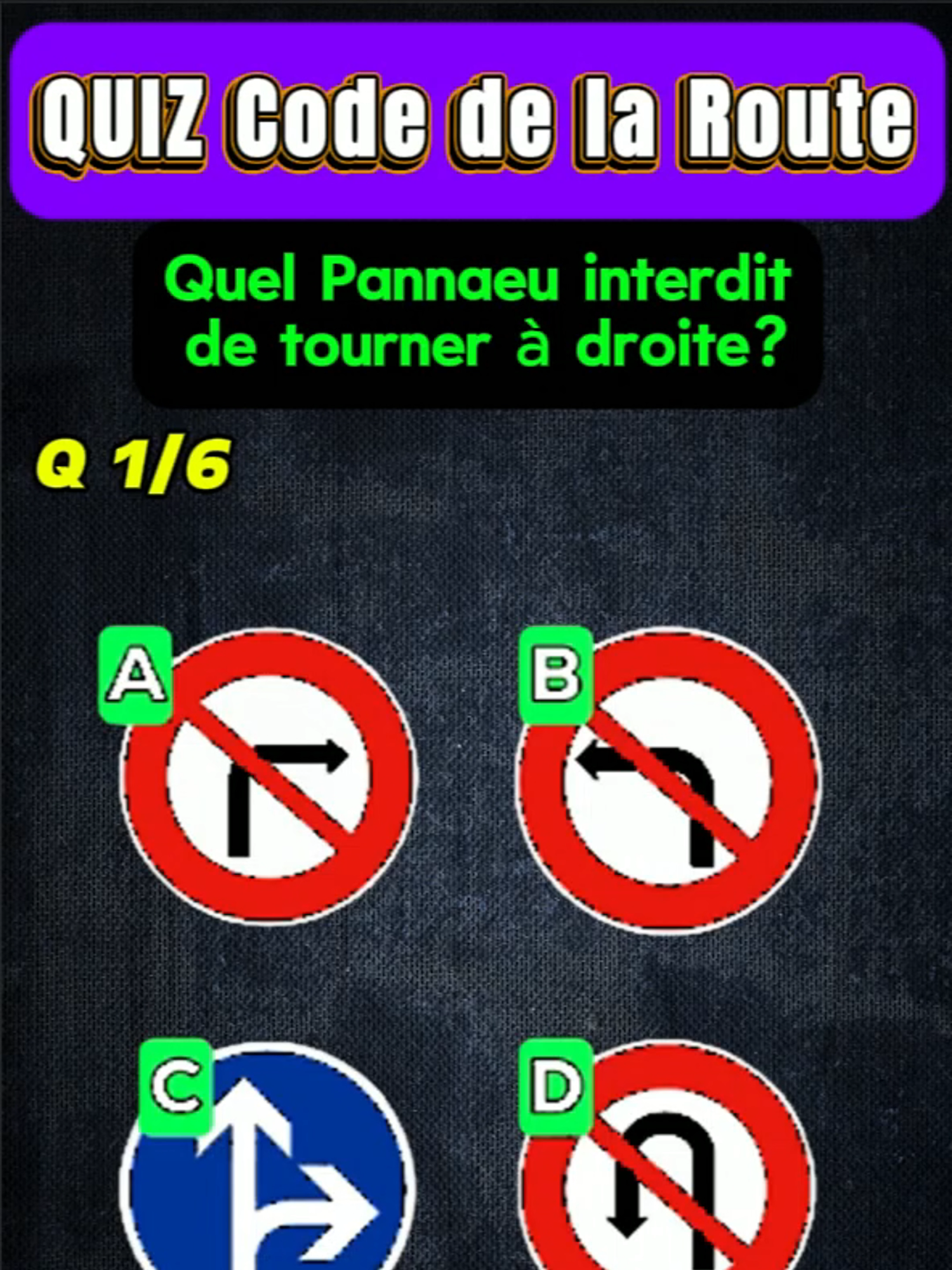 QUIZ Code de la Route 🚦🔥 Apprends le Code de la Route en toute simplicité avec @coderapide ! 📖✨ Des astuces, des quiz et des conseils pour réussir ton examen 🎯✅ Abonne-toi et prends la route vers la réussite ! 🚦 #codedelaroute #permisdeconduire #permis #conduite #examen #revision #circulation #examenblanc #quizfr #codedelaroute2025 #code_de_la_route #quizz #permisfrance #autoecole