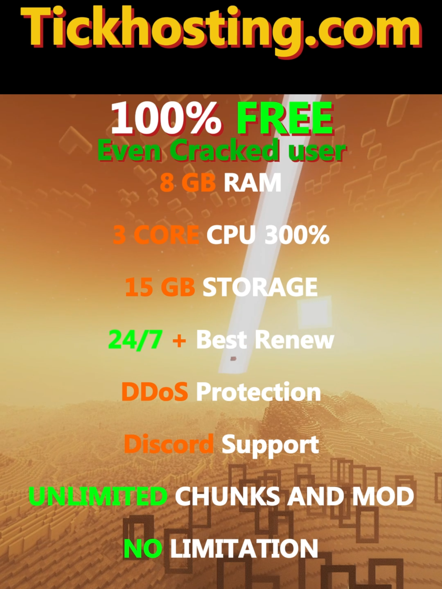 Don’t let slow servers hold you back.  With TickHosting, you get blazing-fast connections and rock-solid uptime.  Stay ahead of the competition. #tickhosting #free #freehosting #besthosting #hosting #minecrafthosting #minecrafthostingfree #Minecraft #tickhostingasia