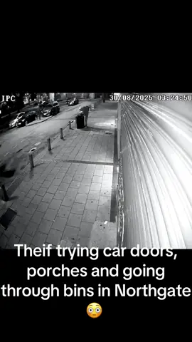 Theif trying car doors, porches and going through bins in Northgate 😳 if anyone has information please contact us 🙏🏽 #theif #theft #crawley #crime #appeal 