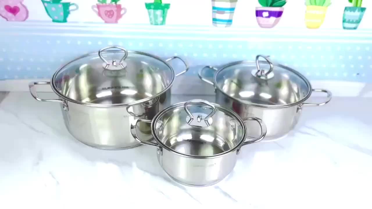 Nồi inox bếp từ 5 đáy cao cấp SUNHOUSE SHG788-16, SHG788-24 16 20 24CM chính hãng bảo hành toàn quốc 