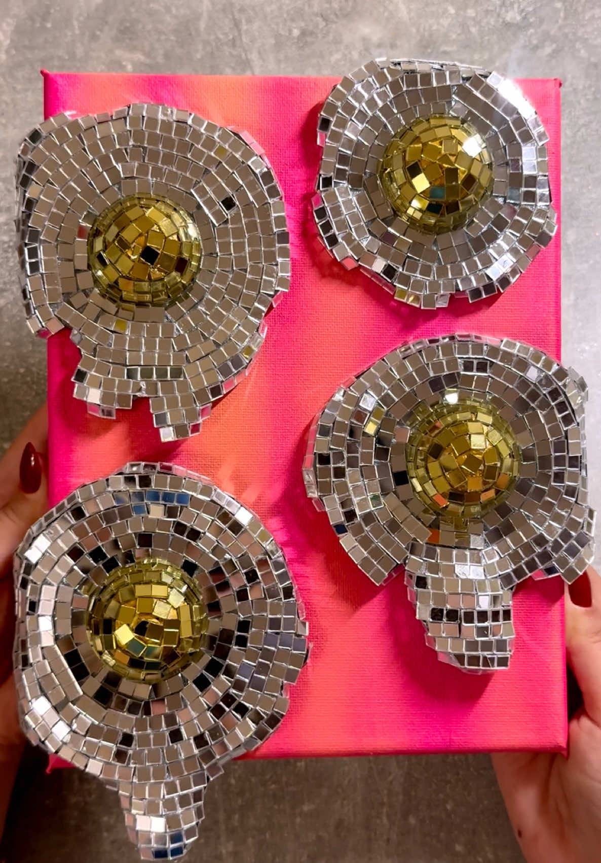 DIY Disco Decorative Painting 🪩🍳✨