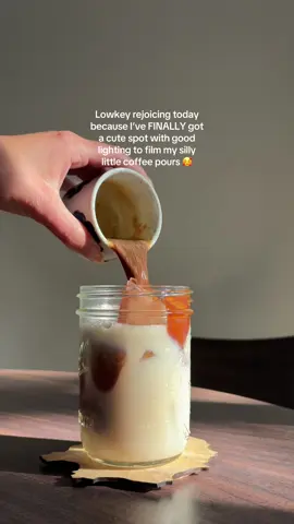 Was this song really necessary? No! lol but I’m super excited to finallyyyyy have a cute spot with natural light. Today: vanilla iced oat latte with @Portland Syrups @Needed Nutrition collagen and @Om Mushrooms Master blend! #coffee #espresso #homebarista 
