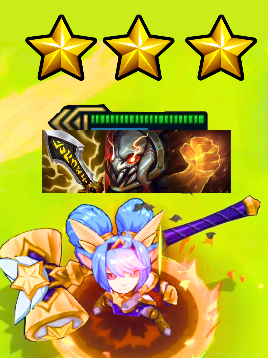 Poppy 1v9 ⭐⭐⭐ BONK! BONK! BONK!  #롤체 #tft #teamfighttactics