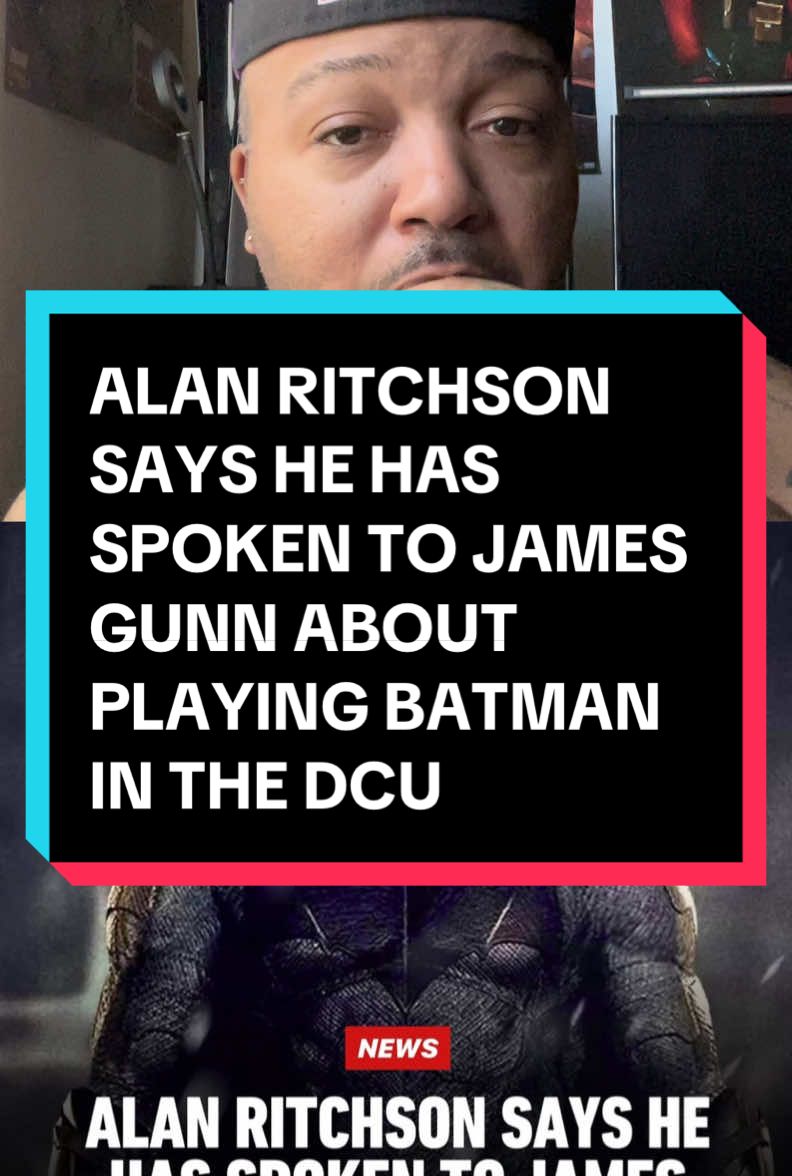 ALAN RITCHSON SAYS HE HAS SPOKEN TO JAMES GUNN ABOUT PLAYING BATMAN IN THE DCU #dcu #jamesgunndc #batman #alanritchson 