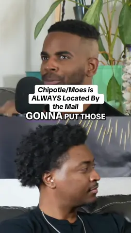 It's a fact of life. You're either going to the mall or going to Chipotle/Moe's. Probably both. #Chipotle #Moes #FoodTok #Foodie #ricetalkshow 