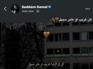 كن غريب او عابر سبيل🤎🍂. #foryou #fyp #اكسبلورexplore 