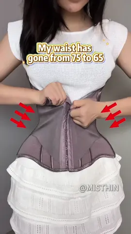 We still have to stick to everything! #misthin#tummycontrol #shapewear#feelingirlwaisttrainer #waisttrainer  (Made with Breathable Mesh Nylon Fabric) 