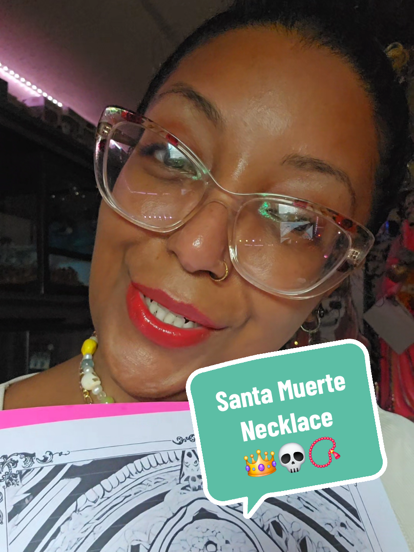 getting creative with our Santa Muerte is the best👑💀🧿💅✨️🫶❤️💖 #lasantamuerte #santisimamuerte #santamuertedevotee #santamuerte #lasantisimamuerte 